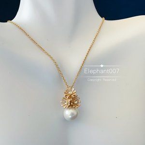 Kate Spade necklace gold pearl necklace